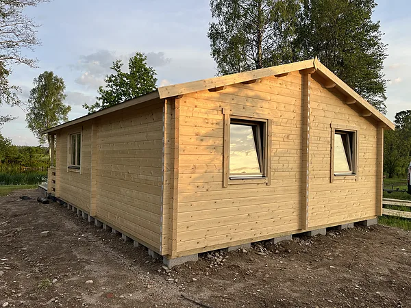 Casay B ar terasi, kempings, Upmalas, Madonas novads